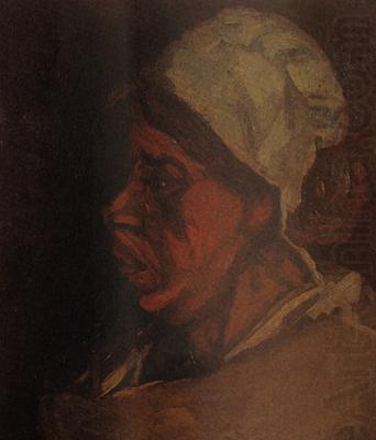 Head of a Peasant Woman with White Cap (nn04), Vincent Van Gogh